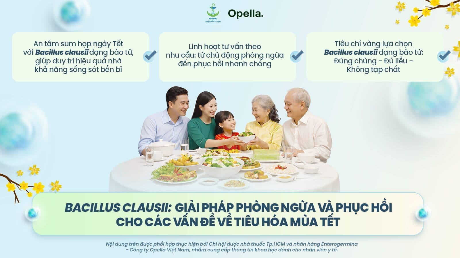 Bacillus clausii dạng bào tử: Nắm nhanh 2 bước để tư vấn hiệu quả